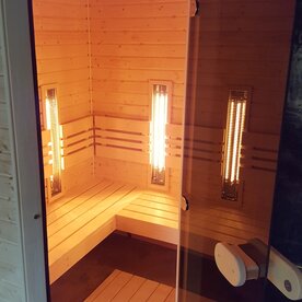 Kombinovaná sauna - fínska sauna a infrasauna